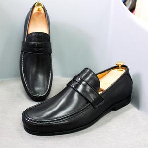 Stq-mocassins de marche pour hommes, chaussures en cuir à bout rond, confortables et plates, nouvelle collection - Product Image 2