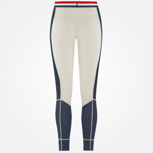 Women's Thermal Knitted 100% Merino <strong>Wool</strong> <strong>Base</strong> <strong>Layer</strong> Longs Colour Blocked Leggings Ski Wear Autumn Winter - Product Image 3