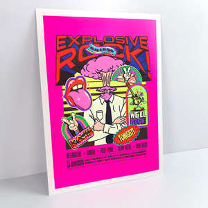 Impresiones de Arte de Anime con Tinta de Neón Personalizada, Colores Vibrantes, Impresión Digital en Papel con Acabado Fluorescente, Póster de Fanart de Películas/Videogames - Product Image 2