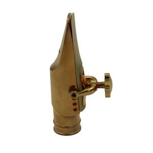 Embouchure de saxophone alto en métal style DURGA A5 de Eastern Music, design Theo Wanne, son puissant et riche pour le jazz, avec ligature et capuchon. - Product Image 4