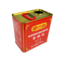 10L 14L 15L 17.5L 18L huile peut grande capacité boîtes de conserve en métal pour plante liquide lubrifiant emballage conteneurs bec couvercle/poignée