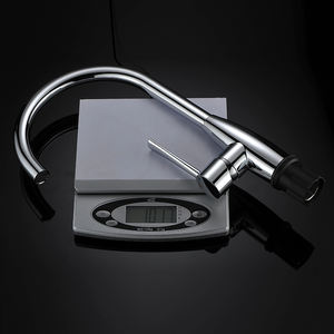 Robinet de <span class=keywords><strong>cuisine</strong></span> en acier inoxydable 304 à montage sur pont avec 1 poignée, finition brossée, noyau de valve en céramique - Product Image 5