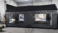 Tente gonflable de peinture de voiture en PVC de qualité supérieure, tente de pulvérisation gonflable, tente de lavage de voiture gonflable