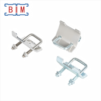 Collier de fixation pour poutre en U, revêtement poudré, anti-sismique, pour poutre de canal, support de poutre