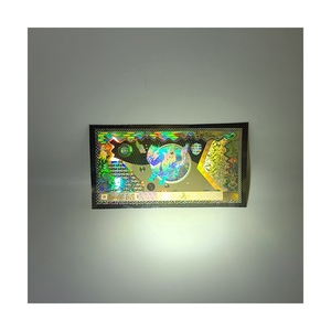 Hologram <b>Sticker</b> Custom Holographic Square <b>Logo</b> Sheets Evident DIY Packs Scratch-off Void PET Material Candle Use - Product Image 3