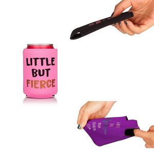 Nouveau porte-canette en néoprène OEM personnalisé pour usine, style classique, pour bière, boisson, café, tasse, bouteille, avec logo imprimé par sublimation - Product Image 3