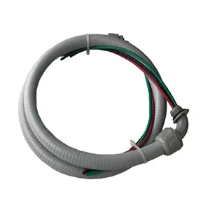 Fouets flexibles non métalliques étanches aux liquides pour conduits électriques et connecteur en plastique pour climatiseurs