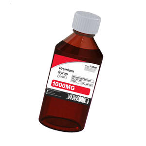 Contenedor de sirope con infusión de frutas personalizado, etiquetas de sabores delgados, botella de medicina líquida graduada - Product Image 2