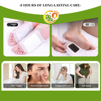 Patchs détoxifiants pour les pieds, nettoyage en profondeur, à base d'herbes naturelles, jetables, au vinaigre de bambou, pour le soin des pieds, la relaxation et le bien-être