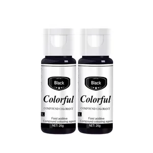 20ml & 26g Food Coloring black edible gel food gel colors for cakes pigment for chocolate melts