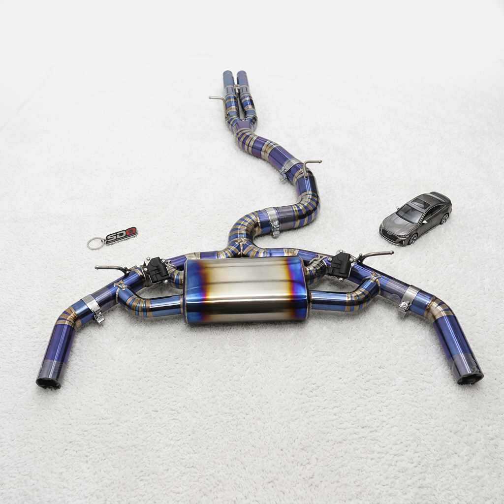 VantaFlow Ultra Lightweight Titanium Catback Exhaust System for Audi RS3 8Y Sedan Limousine 2.5T 2021-2026 Performance Valve Muffler