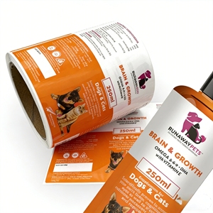 Étiquette personnalisée résistante à l'huile <span class=keywords><strong>pour</strong></span> aliments et compléments <span class=keywords><strong>pour</strong></span> animaux de compagnie - Product Image 1