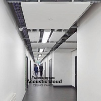 Nuage acoustique insonorisé de plafond de forme hexagonale à bas prix de bonne qualité d'approvisionnement direct d'usine