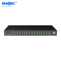 Prix usine 16 ports commutateur KVM clavier et souris commutateur 16 en 1 sortie USB VGM commutateur KVM