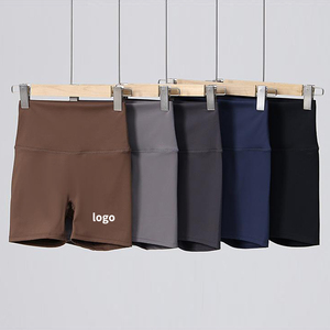 Custom Workout Gym Jogging Activewear Athletic Shorts Women High Waist Running Sports Biker Sweat Yoga Shorts - Product Image 4