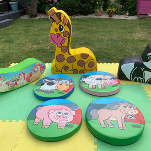 TenderPlayful Autism Balance Stepping Stones pour enfants Jeu de plein air Toddler Jumping Obstacle Course - Product Image 3
