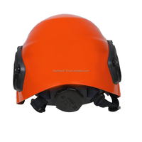 Casque en fibre de carbone ignifuge, support de lampe torche en option, casque de pompier économique avec protection de nuque et bandes réfléchissantes