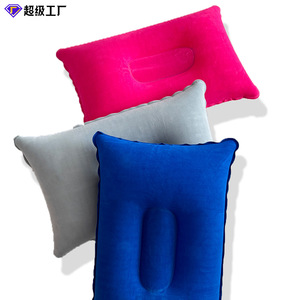 Oreiller gonflable pour la sieste, 32L x 20.1W Cm, coussin de dossier portable pour voyage et camping, pour utilisation en extérieur, options multicolores disponibles - Product Image 2