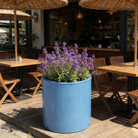 Pots de fleurs en métal pour jardin, vente en gros, adaptés à une utilisation dans les rues, dans les hôtels et les appartements ; personnalisation, boîte à fleurs