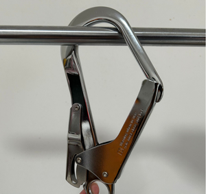 Smart Safety Factory Large 23kn Acero forjado Gancho a presión industrial de doble bloqueo Protección contra caídas Gancho a presión de doble bloqueo - Product Image 3