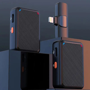 K65 Loại C Tiếng Ồn Hủy Bỏ Mini Loại C Microphone Ve Áo Phòng Thu Mic Điện Thoại Chuyên Nghiệp Kép Không Dây Microphone - Product Image 6