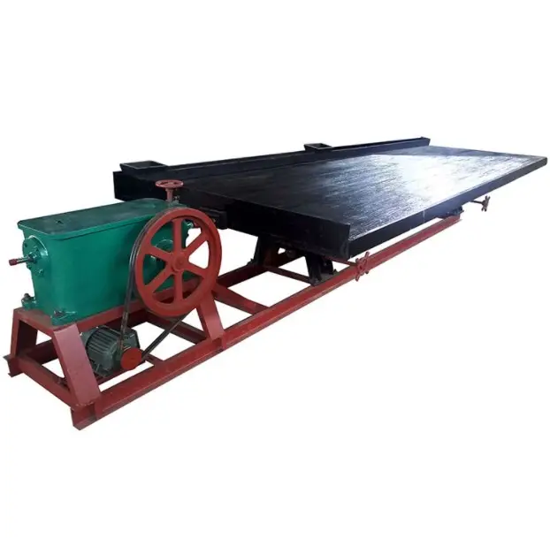 Small scale mining equipment Tungsten gold Shaker table concentration gemini laboratory shaking table