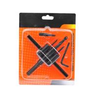 Foret à noyau en acier à haute teneur en carbone de 30 à 120 mm, meilleur vendeur, scie circulaire réglable, finition oxyde noir, bois, plastique