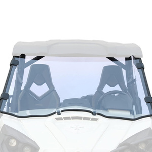 Phía trước đầy đủ kính chắn gió cho ca BRP chỉ huy 800 1000 tối đa 2011-2020 cứng tráng Polycarbonate ATV UTV phụ tùng - Product Image 2