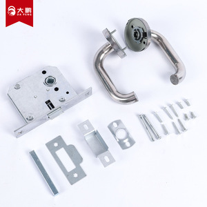 ชุดล็อคประตูกันไฟสแตนเลส Da Peng 304 แบบไม่ใช้กุญแจ สำหรับประตูกันไฟ - Product Image 2