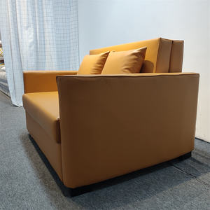 Canapé-<span class=keywords><strong>lit</strong></span> avec rangement Meubles de chambre à coucher <span class=keywords><strong>2</strong></span> <span class=keywords><strong>places</strong></span> Canapés-lits multifonctions coulissants en cuir - Product Image 3