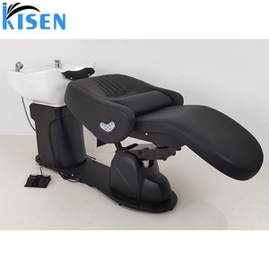 Kisen Professional Massage Shampoo <b>Bed</b> with Head Therapy Bowl Electric Lifting Salon Shampoo Chair Solon Furniture Equipment - Product Image 4