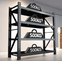 Étagères de stockage industrielles en acier robustes pour entrepôt et garage, rayonnages métalliques de fabrication industrielle