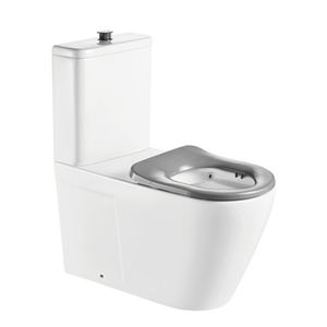 Inodoro de desactivación sin montura de artículos <span class=keywords><strong>sanitarios</strong></span> CE de marca de agua de alta calidad 80Omm de largo 440mm de alto inodoro de dos piezas <span class=keywords><strong>para</strong></span> <span class=keywords><strong>discapacitados</strong></span> - Product Image 1