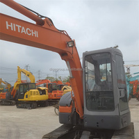 Excavateur Hitachi ZX55 5t d'occasion en stock avec un prix bon marché Excavateur puissant robuste et durable