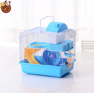 23x17x30cm presa di fabbrica case per animali in plastica personalizzate a buon mercato gabbia per piccoli animali in plastica gabbia per criceti di lusso a 2 strati - Product Image 4