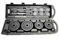 Ensemble d'haltères réglables 10-55 KG pour la musculation à domicile, haltères de musculation, haltères peintes, ensemble en boîte