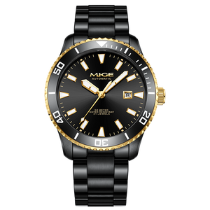 Montre homme chronographe automatique mécanique Miyota en acier inoxydable de luxe personnalisée, cadran à aiguilles, bracelet de 20 mm, résistante à l'eau - Product Image 3
