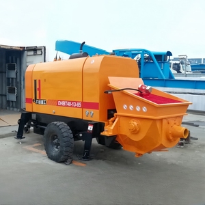 Moteur principal de pompe à béton à haute efficacité monté sur remorque de camion à moteur diesel JIUHE pour la construction, série DHBT40 50 - Product Image 3