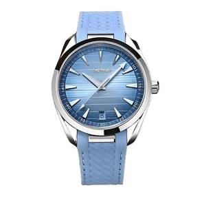 Montre de luxe pour homme OM804 personnalisée, bracelet en acier inoxydable, verre saphir, 41 mm, aiguilles lumineuses, mouvement automatique mécanique - Product Image 1