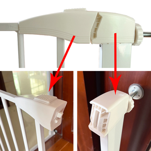Recinzione per bambini protezione per cancello di sicurezza per bambini recinzione per bambini scale per interni senza perforazione recinzione per cucina <span class=keywords><strong>porta</strong></span> di isolamento per cani - Product Image 3