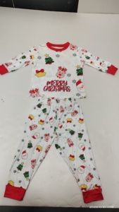 Pijamas Navideños Personalizados para Parejas 2027, Pijamas Navideños Estampados de Manga Larga para Él y para Ella - Product Image 3