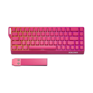 Clavier mécanique filaire <span class=keywords><strong>K68</strong></span> à trois modes, interrupteur mécanique <span class=keywords><strong>RGB</strong></span>, 68 touches, non programmable, pour le jeu - Product Image 5