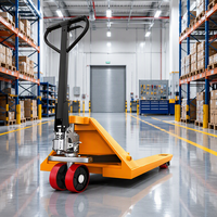 Chariot à palettes manuel économique de 2000 kg, série BE-C20, OEM, chariot élévateur robuste avec pneus en polyuréthane pour une utilisation en intérieur/hors route