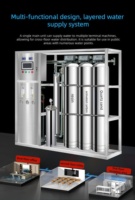 Système de traitement de l'eau par osmose inverse industrielle DRO4T/H, filtre à eau par osmose inverse, machine de purification de l'eau