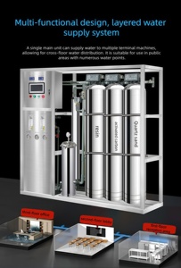 Système de traitement de l'eau par osmose inverse industrielle DRO4T/H, filtre à eau par osmose inverse, machine de purification de l'eau - Product Image 5