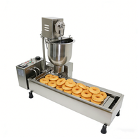 Machine à mini-beignets // Machine à beignets à haute productivité entièrement automatique pour la fabrication de beignets, de gâteaux et de pains, avec fonction de friteuse