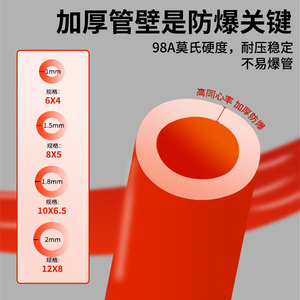 สายลมอัดแบบขด Indeter Pu Spring ขนาด 8 มม. สำหรับเครื่องอัดอากาศ - Product Image 4