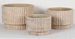 Good Quality Customized Vintage Europe Indoor/Outdoor Lightweight Eco-Friendly Floor Shopping Mall Use 30L <b>Set</b> Flower Pots - Product Image 6