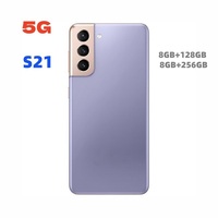 Téléphone mobile débloqué original S21 5G, Octa Core, LTE espagnol, AMOLED dynamique 120Hz, Smartphone Android de haute qualité, Anglais/Français