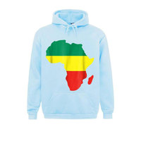 Sudadera con Capucha Personalizada de Manga Larga para Hombre, Talla Grande, Estilo Africano Reggae, Color Verde, Amarillo y Rojo, Divertida Sudadera Rasta